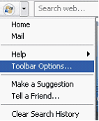 popup blocker_toolbar options_Windows Live